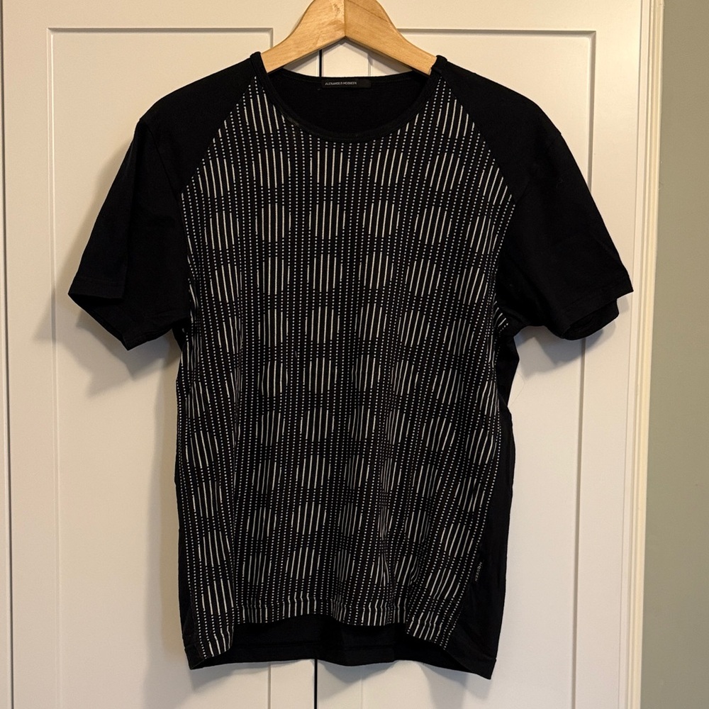 Alexander McQueen psychedelic geometric patterned t-shirt